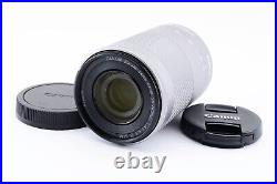 Top Mint No box Canon EF-M 55-200mm F4.5-6.3 IS STM Lens Silver withcap from Japan