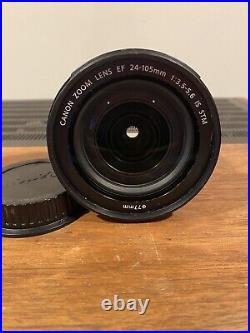 Used Canon EF 24-105mm f/3.5-5.6 IS STM Lens Missing Front Cap Used Tested