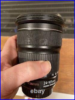 Used Canon EF 24-105mm f/3.5-5.6 IS STM Lens Missing Front Cap Used Tested