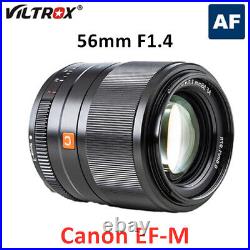 VILTROX 56mm F1.4 STM Auto Focus Prime Lens APS-C For Canon EOS M-Mount M5 M6